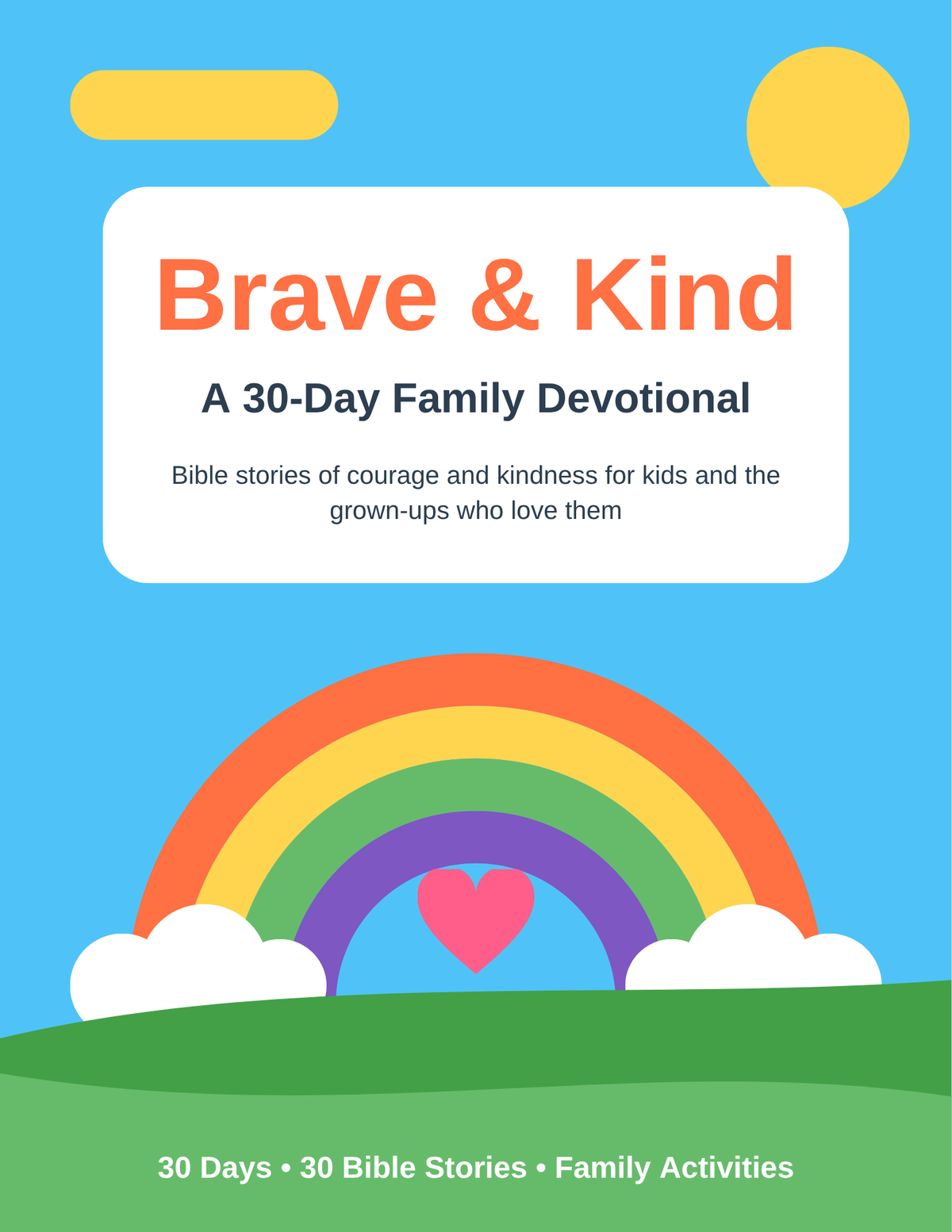 Brave & Kind: A 30-Day Family Devotional (Printable PDF)