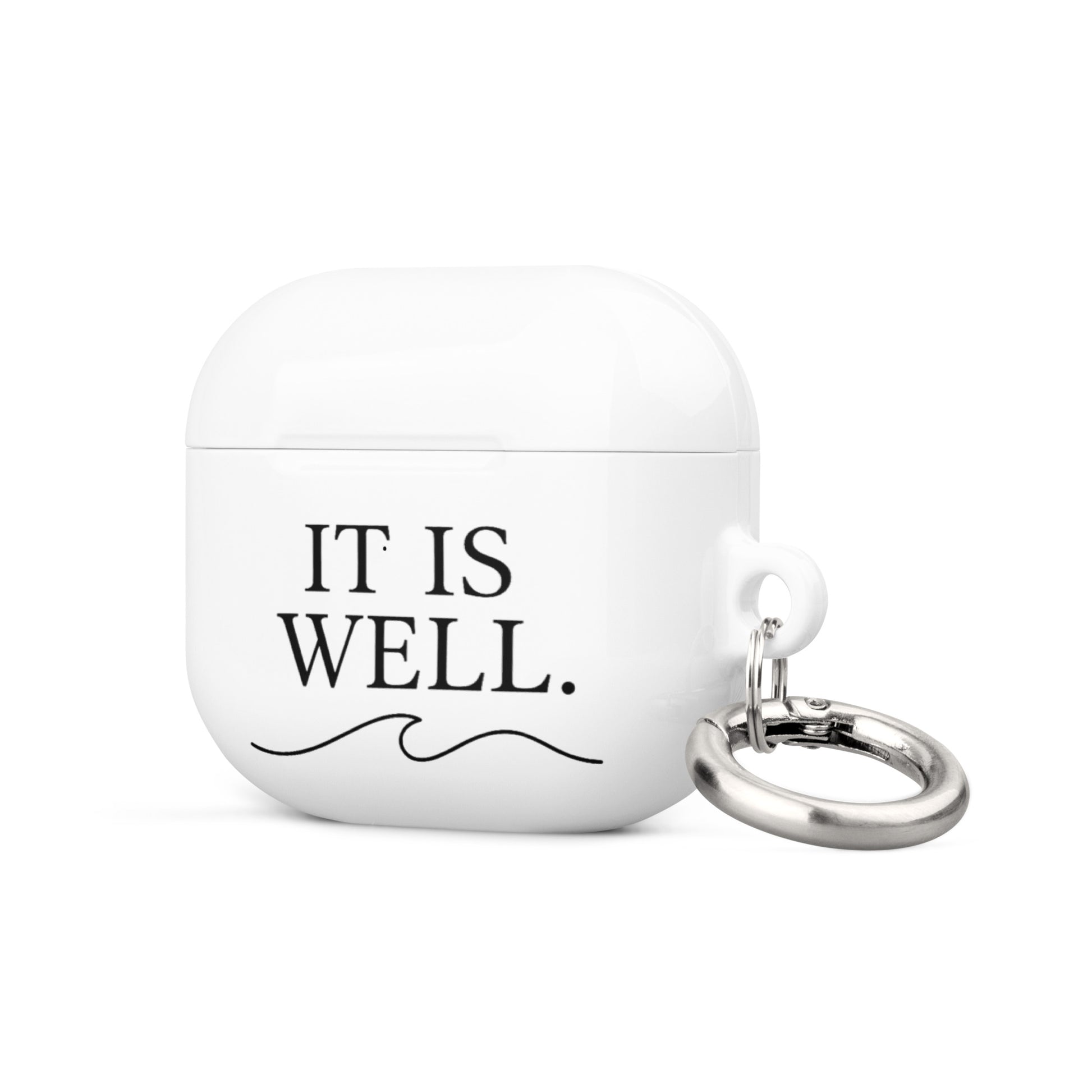 Durable polycarbonate AirPods cover with secure fit - Adomtok