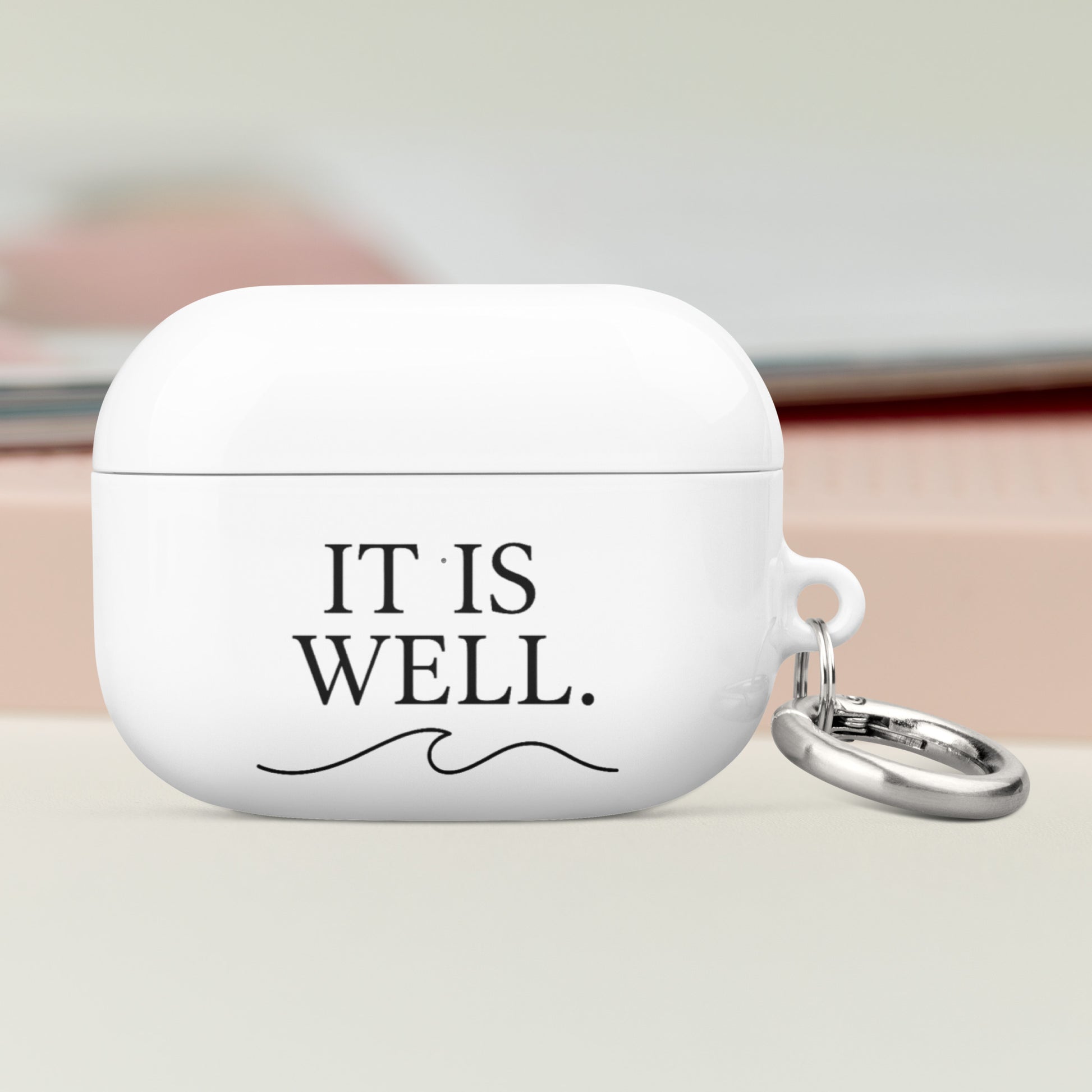 Stylish AirPods protective cover for wireless charging - Adomtok