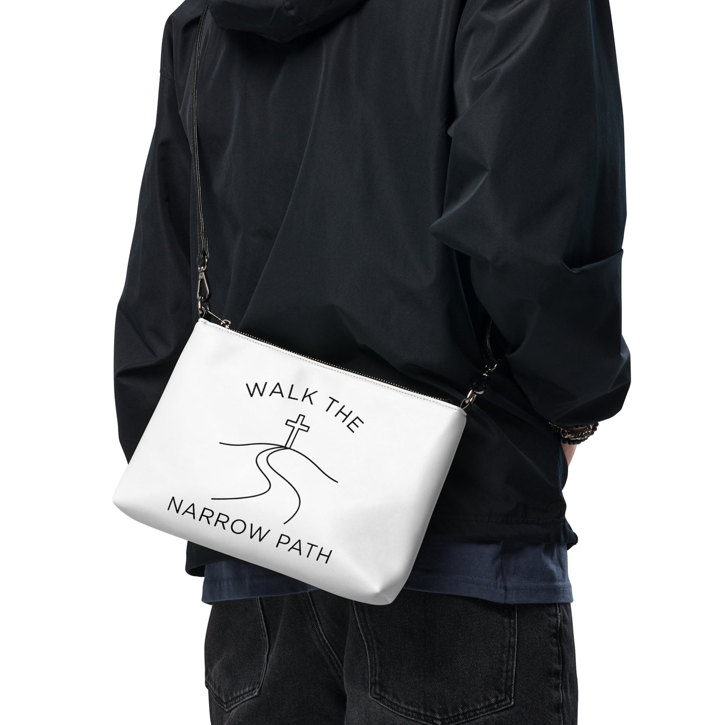 Trendy crossbody purse with organized storage space - Adomtok