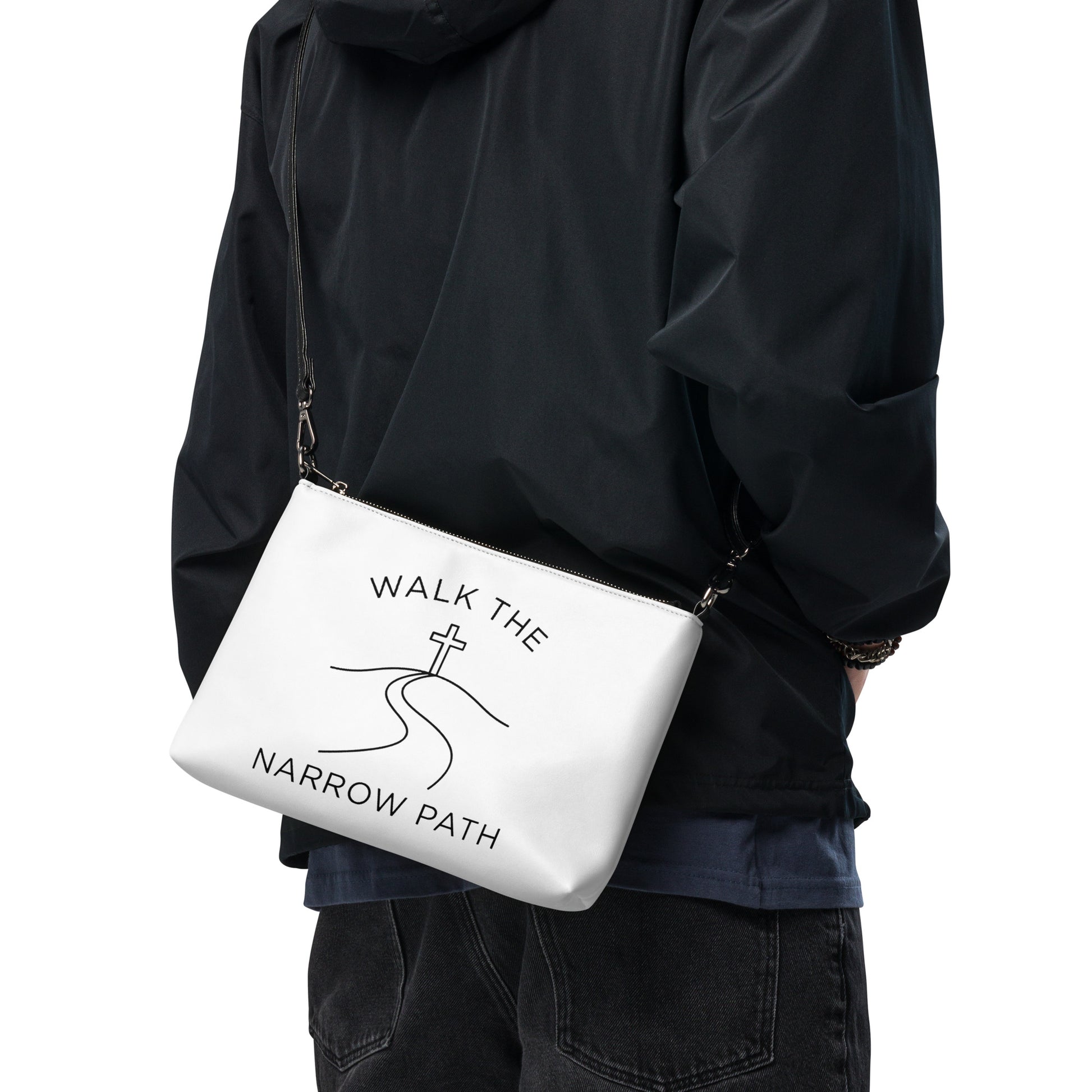 Trendy crossbody purse with organized storage space - Adomtok