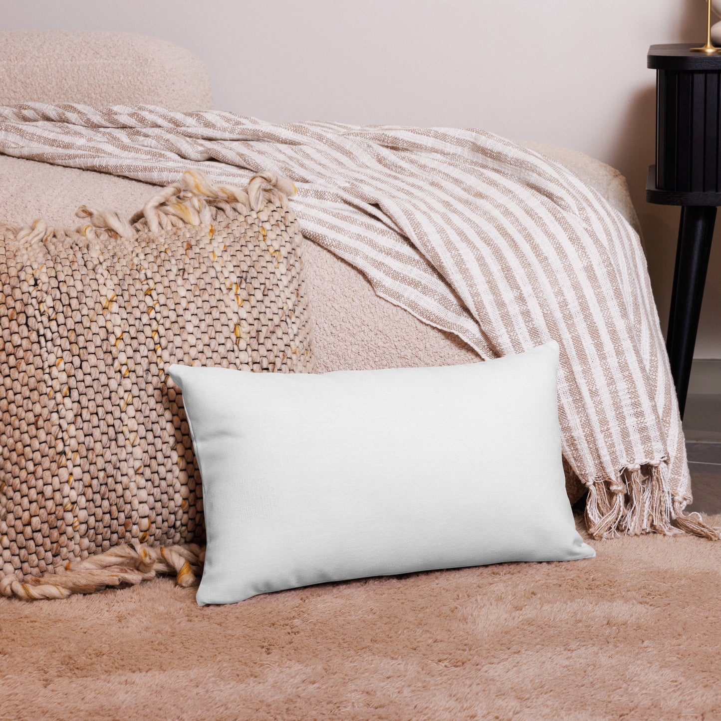 Lightweight throw pillow case with smooth texture - Adomtok