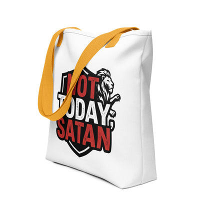 Trendy reusable tote bag with cotton handles - Adomtok