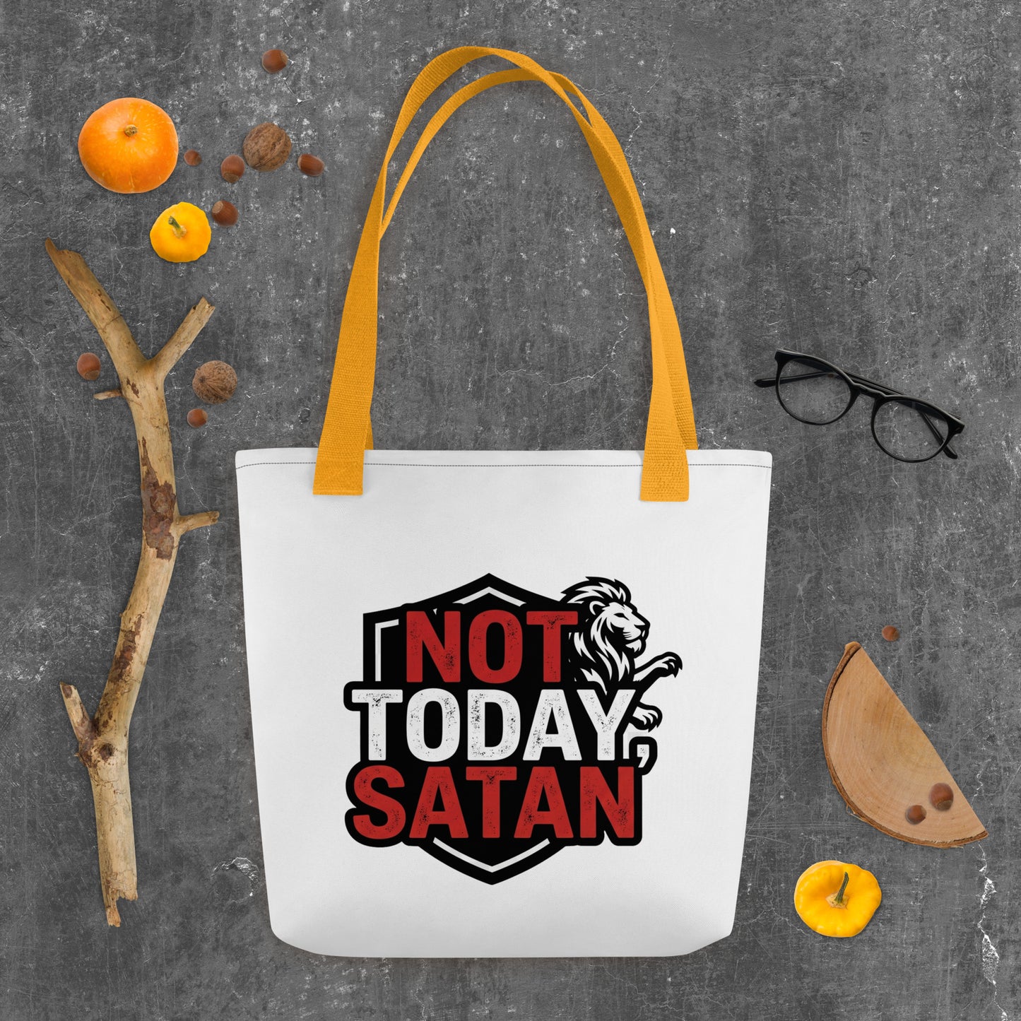 Casual carryall tote bag with natural cotton straps - Adomtok