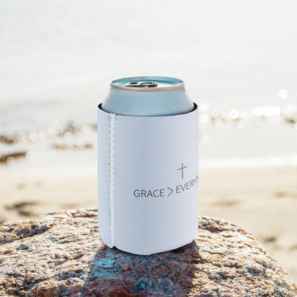 Personalized can cooler with ribbed seam finish - Adomtok