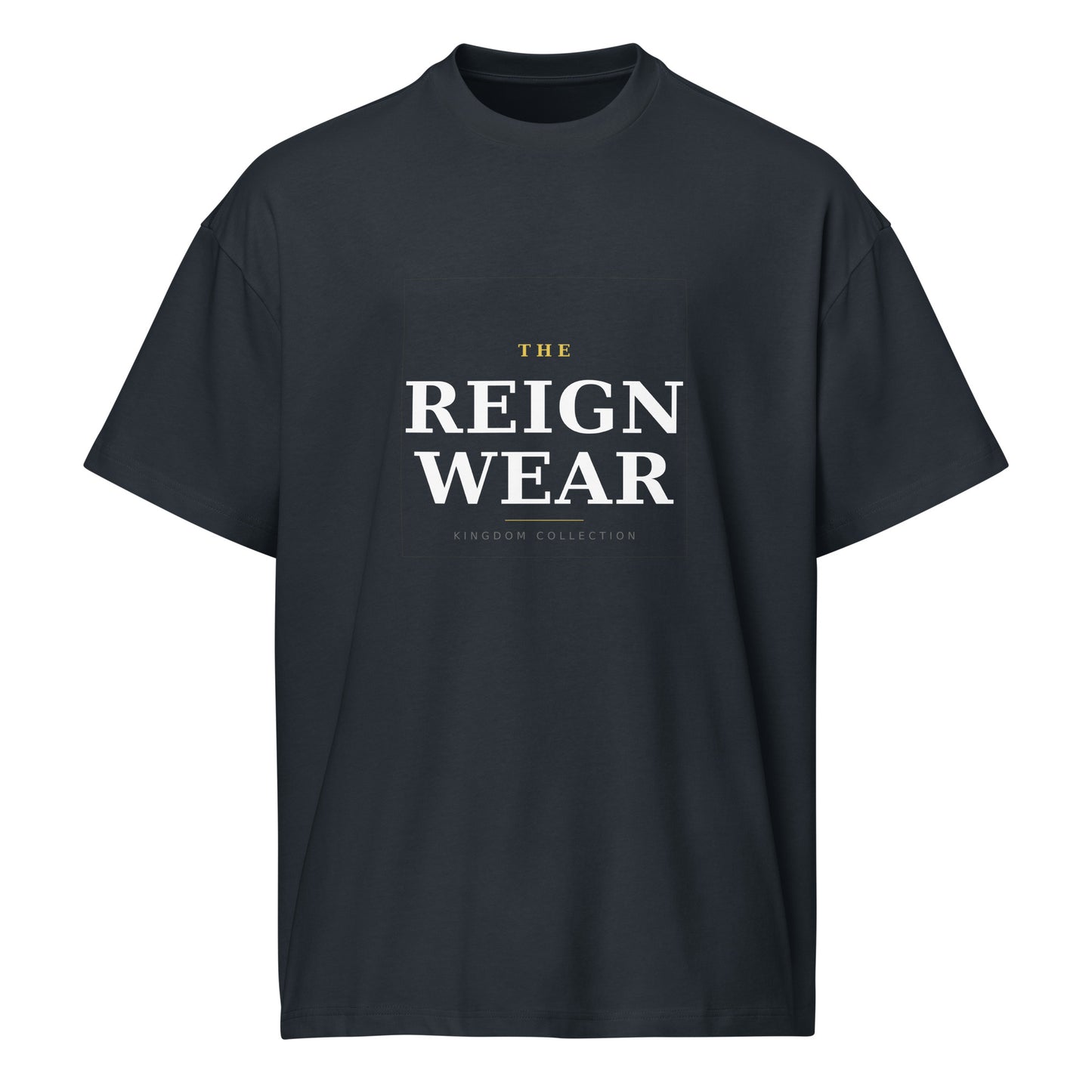 Relaxed fit mens t shirt with drop shoulders - Adomtok