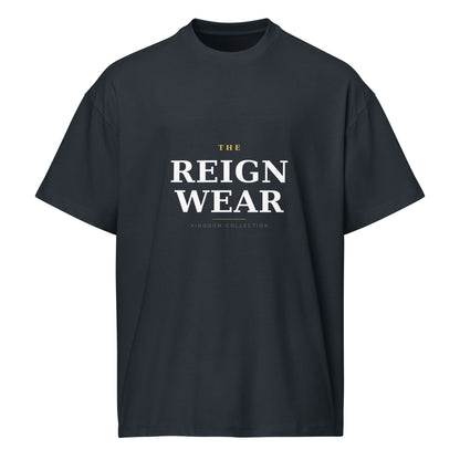 Relaxed fit mens t shirt with drop shoulders - Adomtok