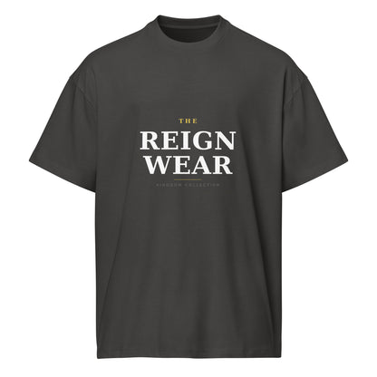 Oversized streetwear tee with reinforced neckline - Adomtok