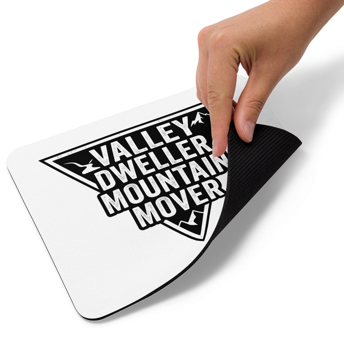 Stylish mouse pad with rubber grip backing - Adomtok