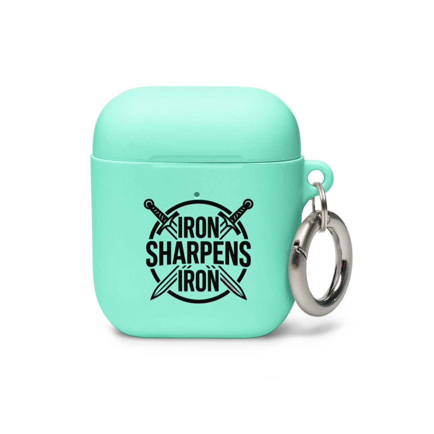 Scratch resistant AirPods case with carabiner hook - Adomtok