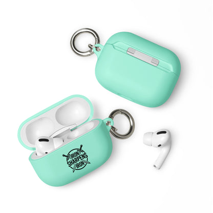 Durable TPU AirPods protective case with carabiner - Adomtok
