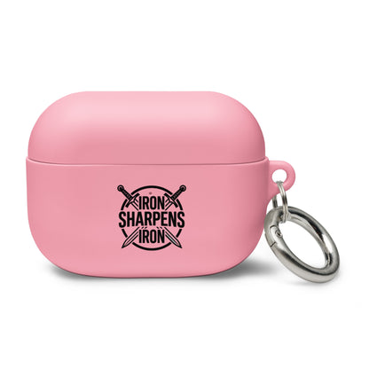 Minimal AirPods protective case with metal carabiner - Adomtok
