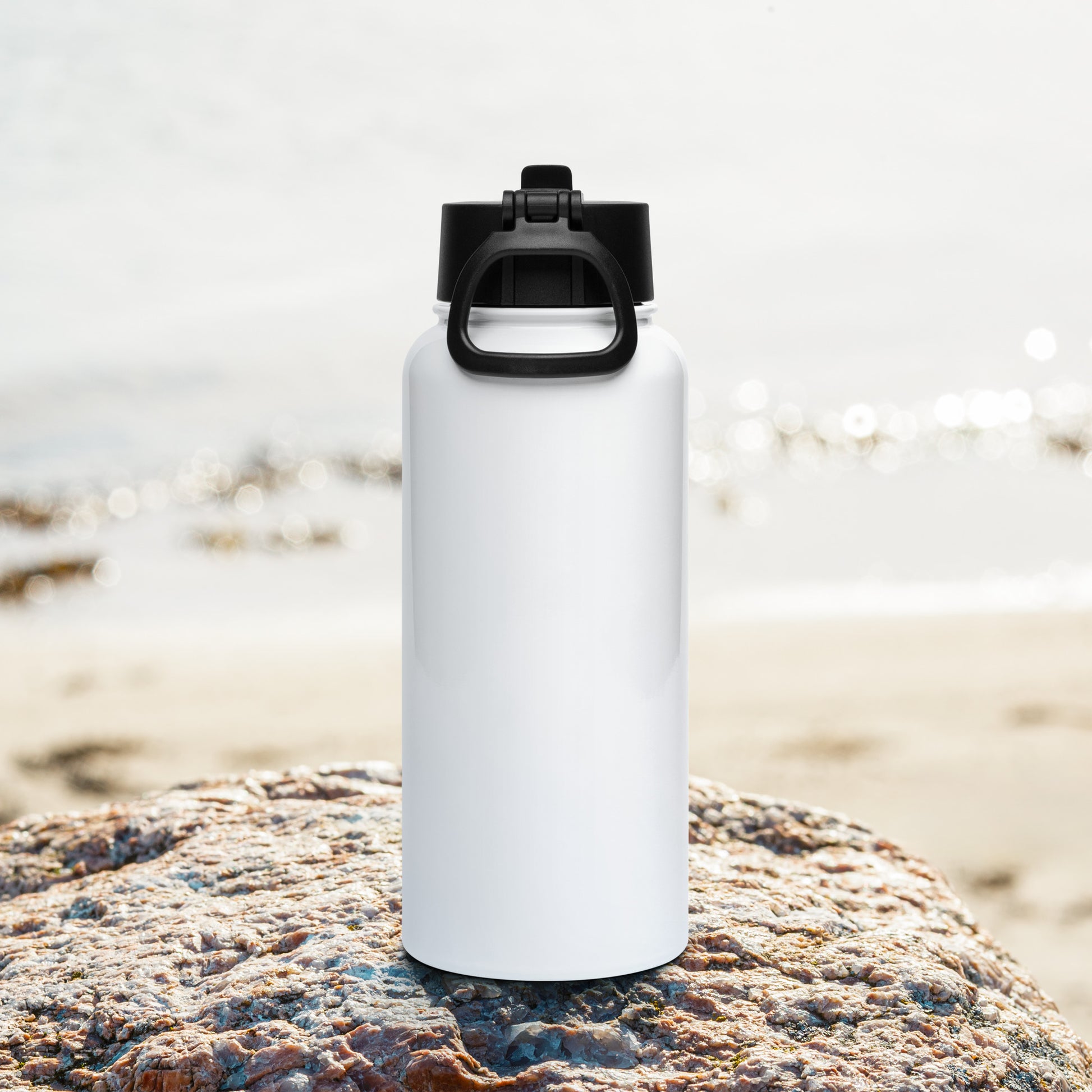 Everyday insulated bottle with spill free sipping design - Adomtok