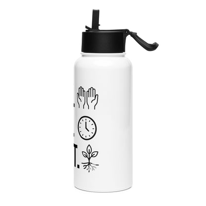 Leak resistant water bottle for workouts and travel - Adomtok