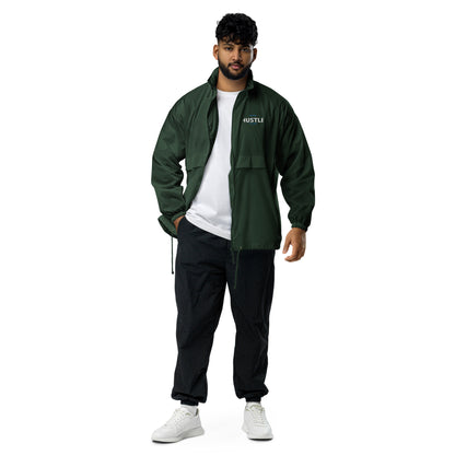 Lightweight travel windbreaker with drawstring hood - Adomtok
