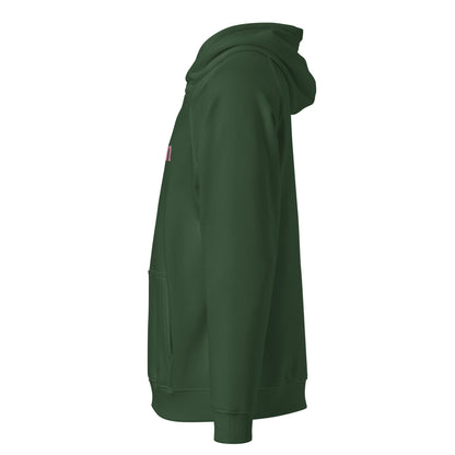 Modern eco hoodie with durable ribbed finish - Adomtok