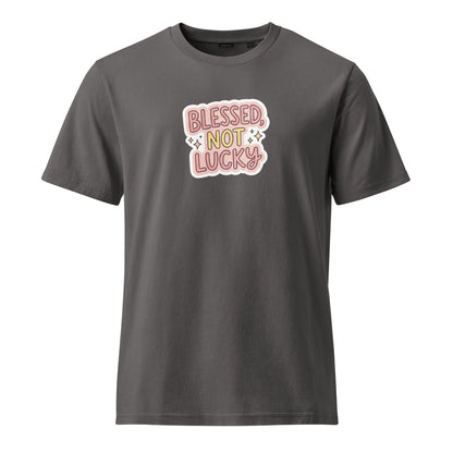Relaxed fit vintage t shirt with organic cotton feel - Adomtok