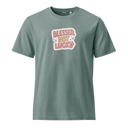 Soft garment dyed cotton tee with relaxed silhouette - Adomtok