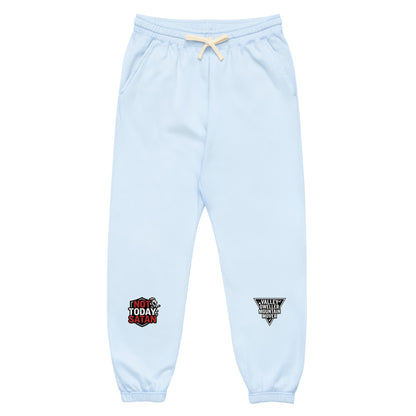 Breathable fleece sweatpants with ribbed waistband - Adomtok