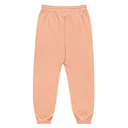 Casual fleece sweatpants with soft vintage texture - Adomtok