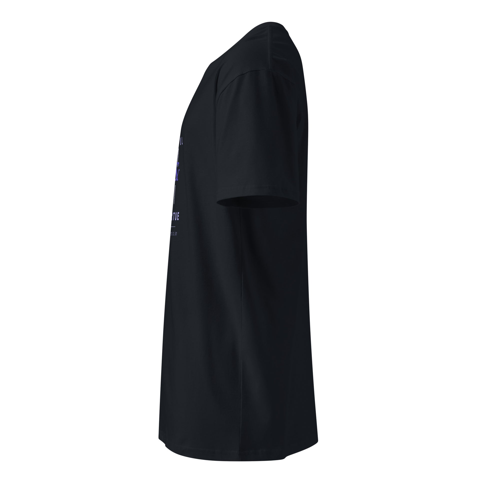 Casual cotton tee with reinforced shoulder taping - Adomtok