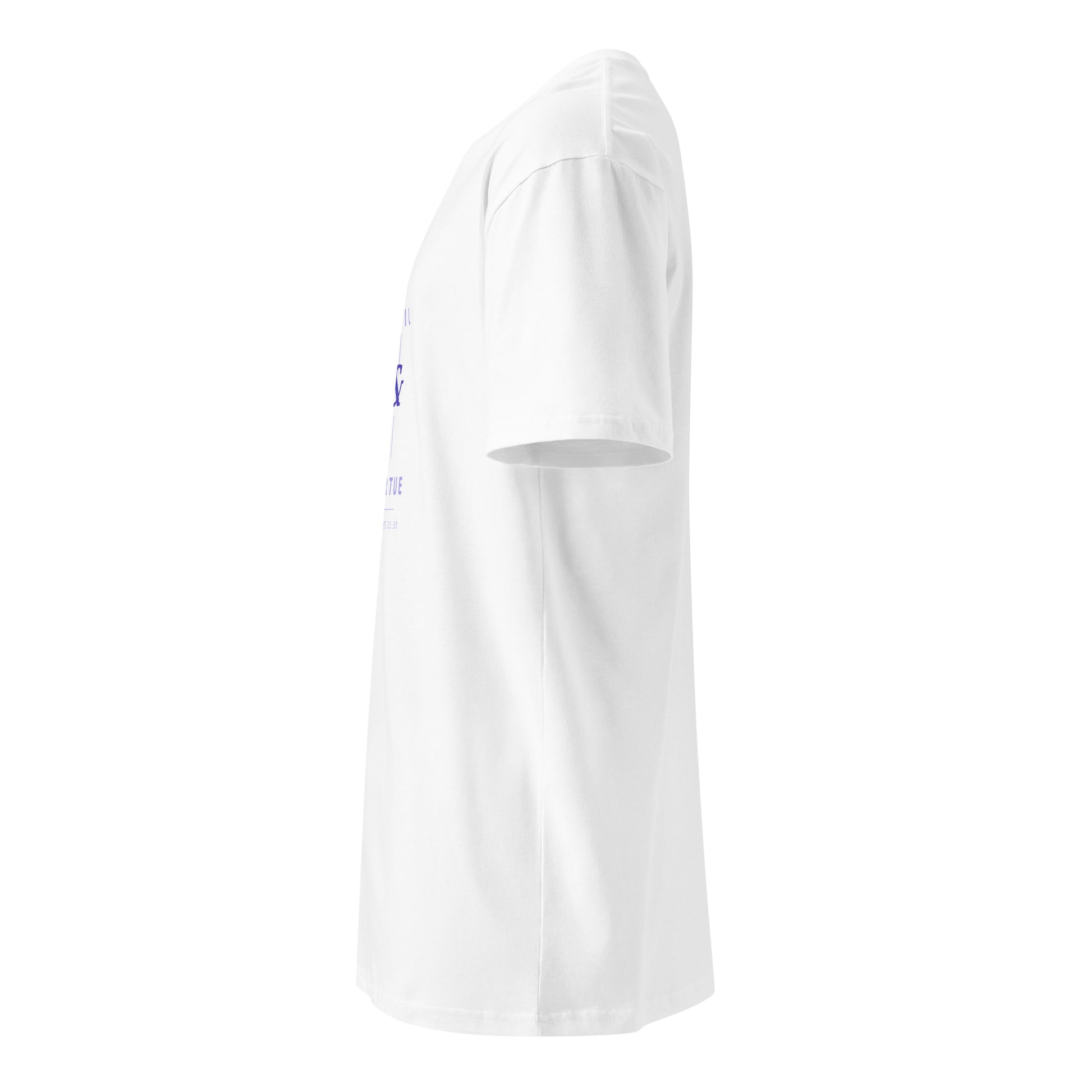 Side seamed cotton tee with durable construction - Adomtok