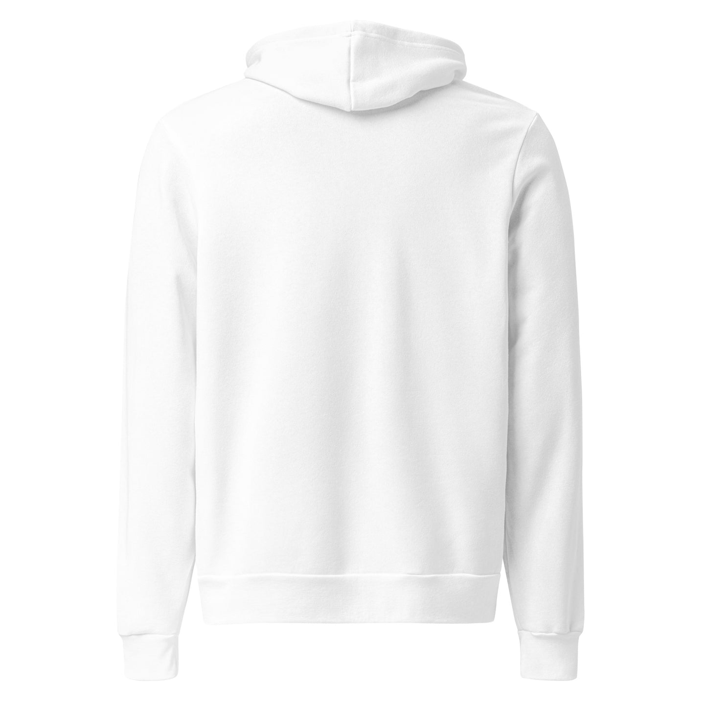 Minimal fleece hoodie with clean modern streetwear style - Adomtok