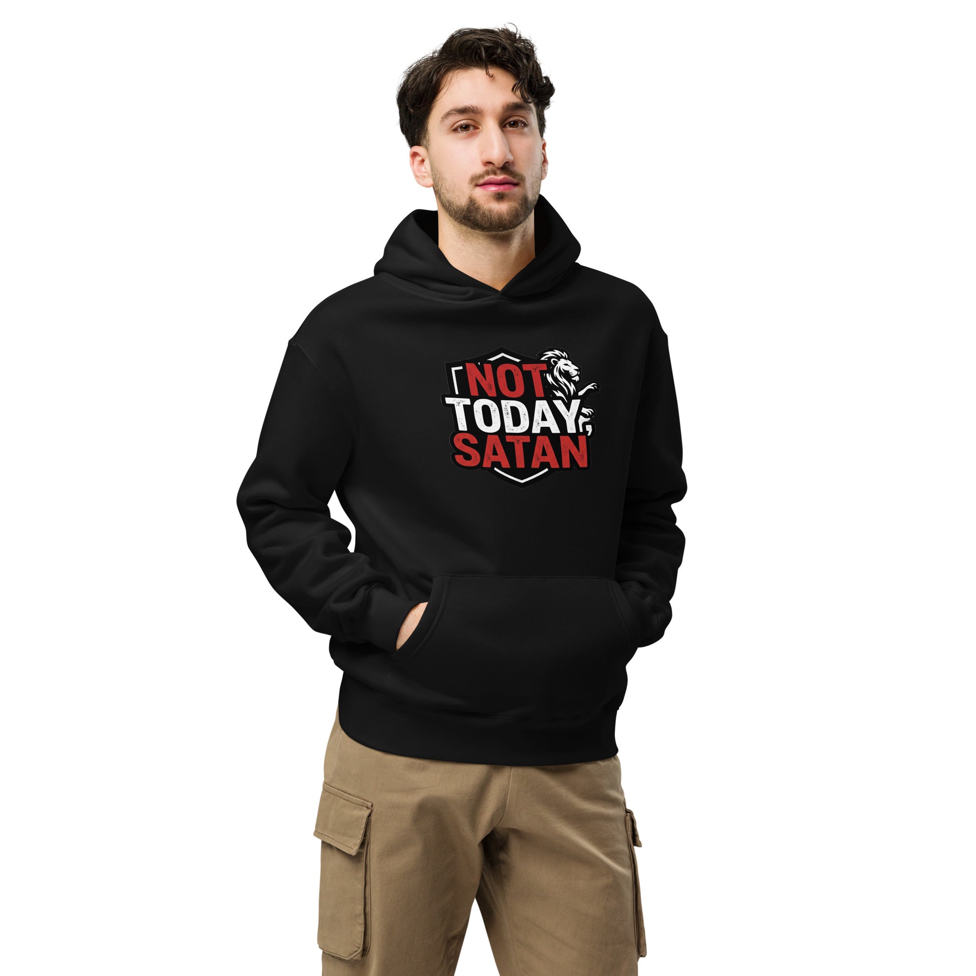 Casual fleece pullover hoodie with cuff ribbing - Adomtok