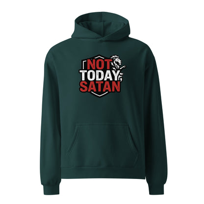 Relaxed unisex hoodie with dropped shoulder sleeves - Adomtok