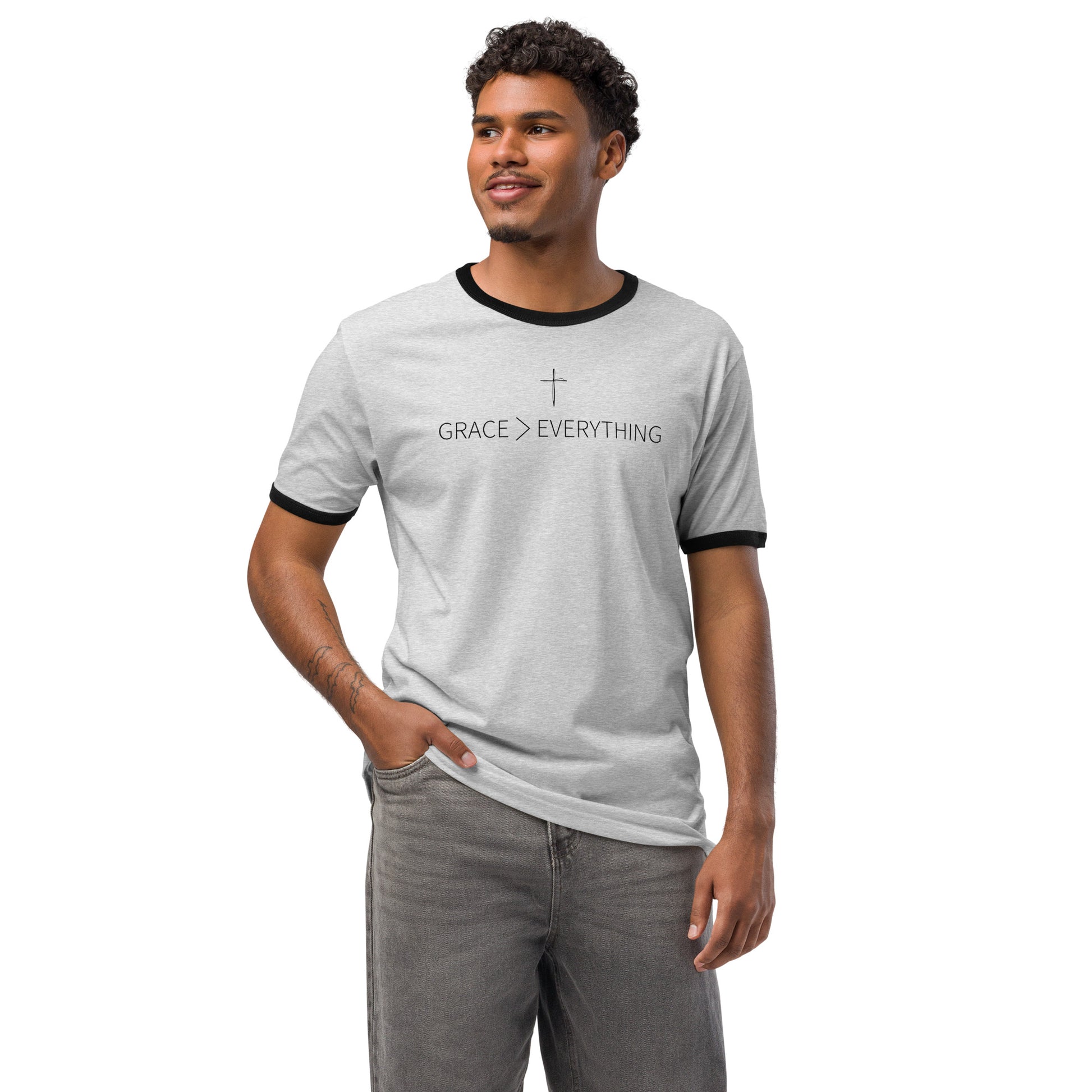 Everyday relaxed tee with soft combed cotton feel - Adomtok