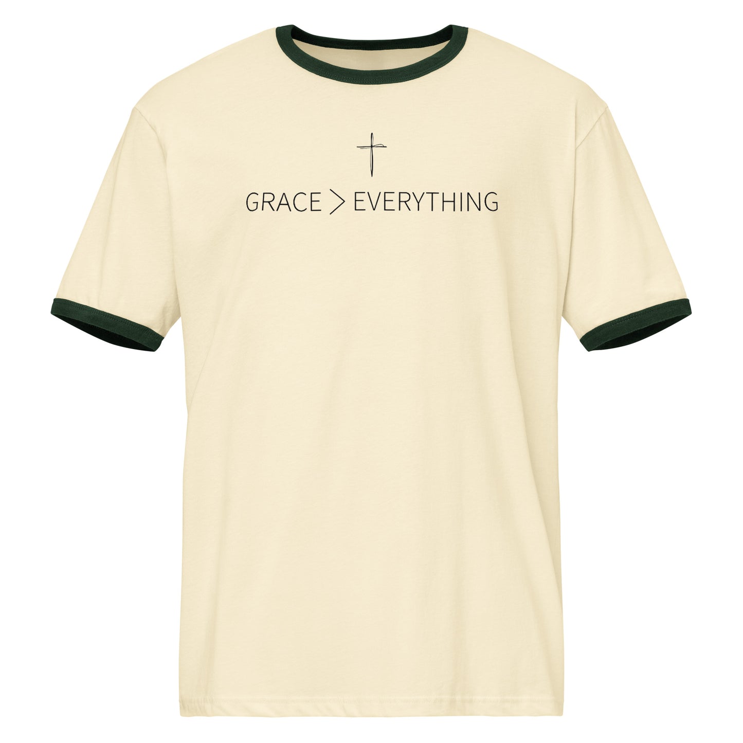Casual crew neck t shirt with vintage inspired look - Adomtok