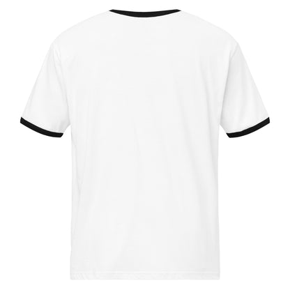 Relaxed fit retro tee with ribbed trim finish - Adomtok