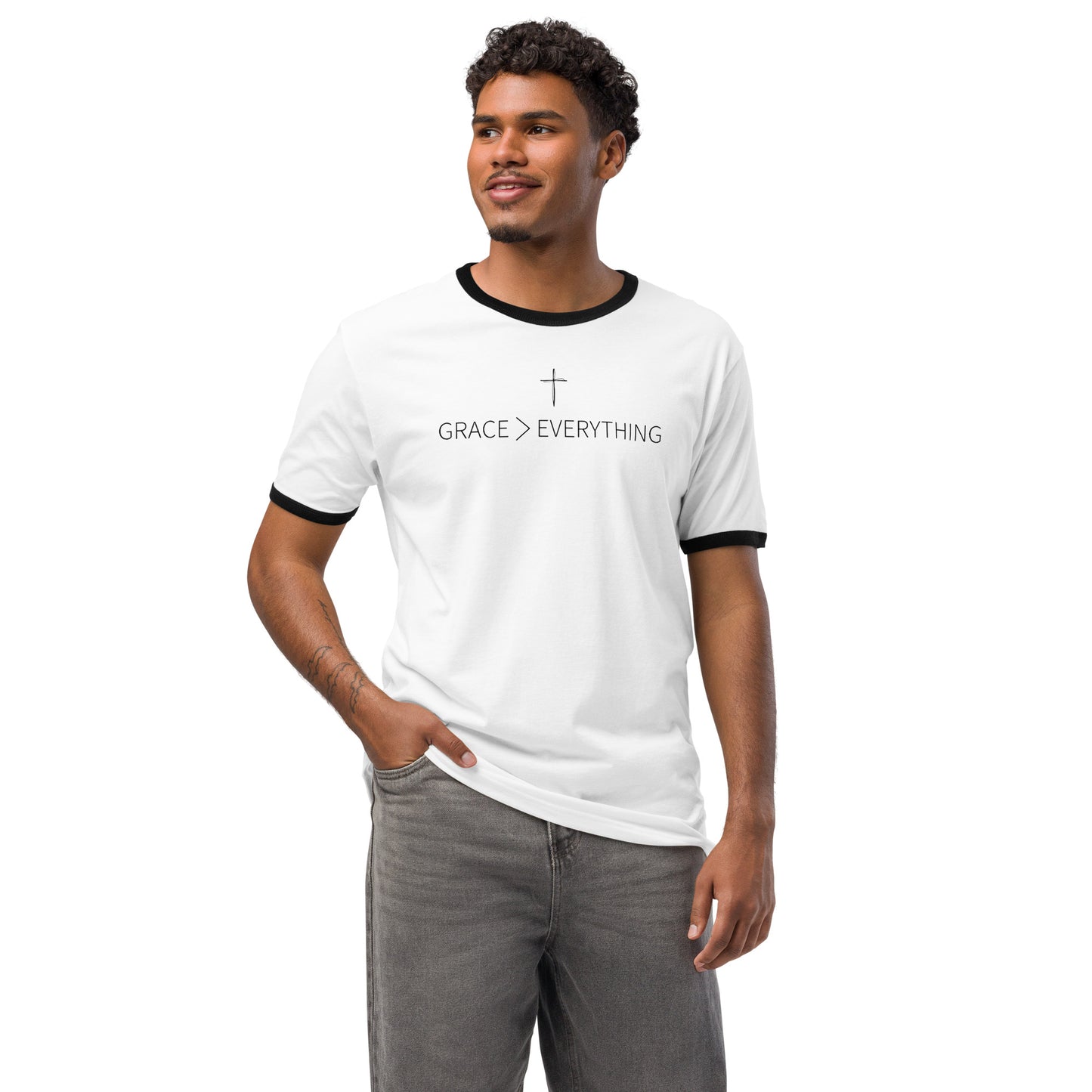 Modern lightweight shirt with contrast rib details - Adomtok