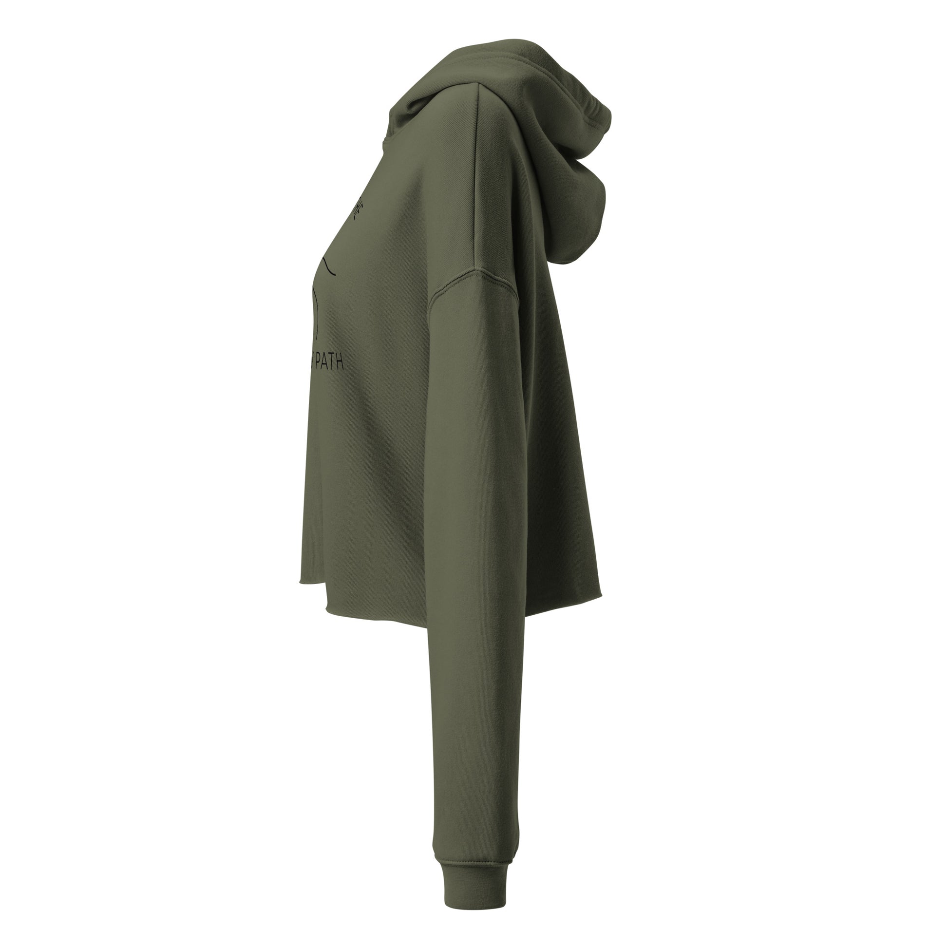 Trendy cotton blend hoodie with raw edge finish - Adomtok
