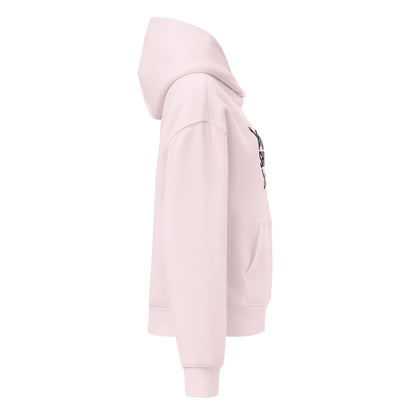 Casual layered hoodie with heavyweight fleece texture - Adomtok