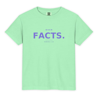 Classic fit youth t shirt with reinforced collar - Adomtok